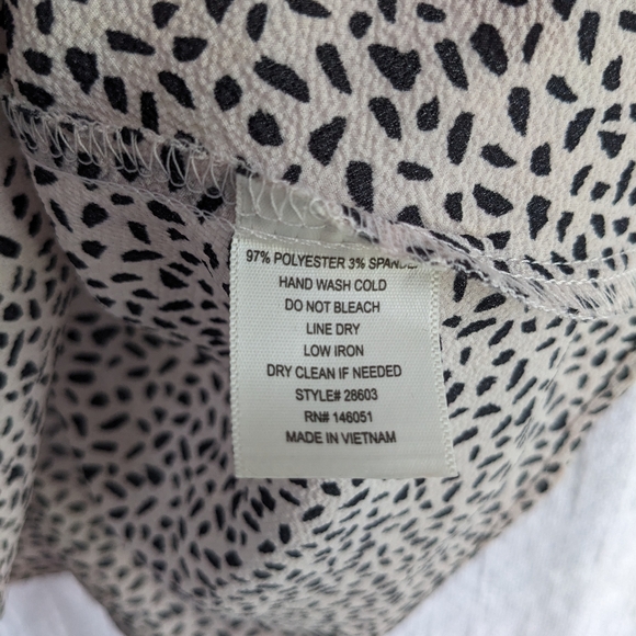 Monteau Peplum Style Wrap Blouse size S - Picture 3 of 4